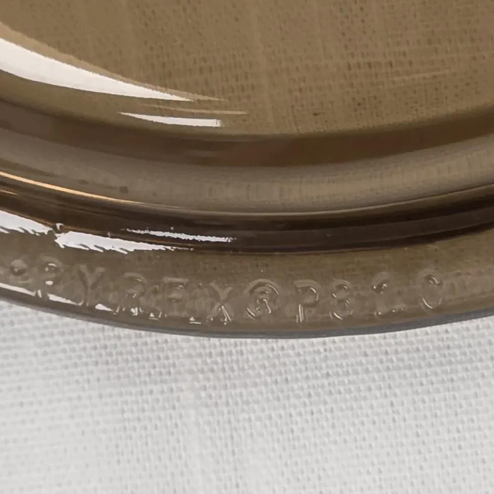 Pyrex P81C Amber Glass Replacement Lid 5.5